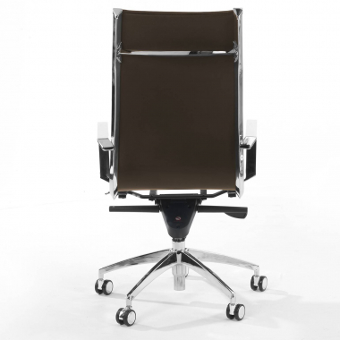 outlet burostuhl braun brenton kunstleder feste armlehnen 8
