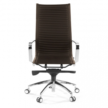 outlet burostuhl braun brenton kunstleder feste armlehnen 3
