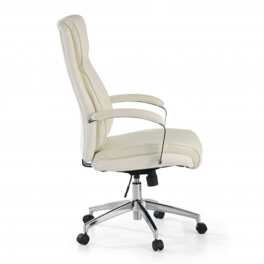 outlet burostuhl weiss counter kunstleder feste armlehnen 5