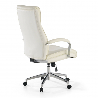 outlet burostuhl weiss counter kunstleder feste armlehnen 6