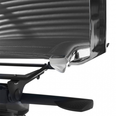 outlet burostuhl grau brenton kunstleder feste armlehnen 8