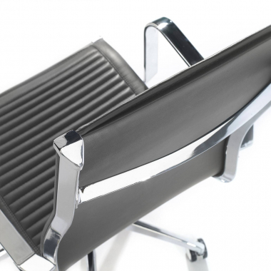outlet burostuhl grau brenton kunstleder feste armlehnen 5