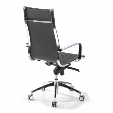 outlet burostuhl grau brenton kunstleder feste armlehnen 6