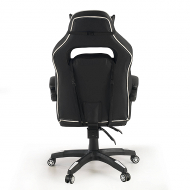 outlet burostuhl weiss logan kunstleder bewegliche armlehnen 8