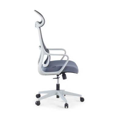 outlet burostuhl weiss grau nebula netzstoff feste armlehnen 4