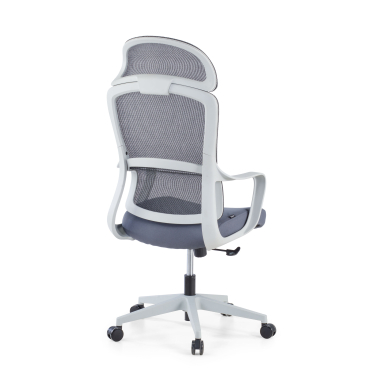 outlet burostuhl weiss grau nebula netzstoff feste armlehnen 5