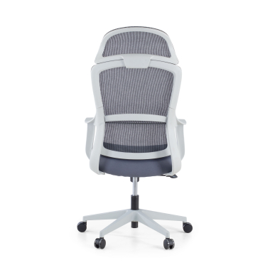 outlet burostuhl weiss grau nebula netzstoff feste armlehnen 6