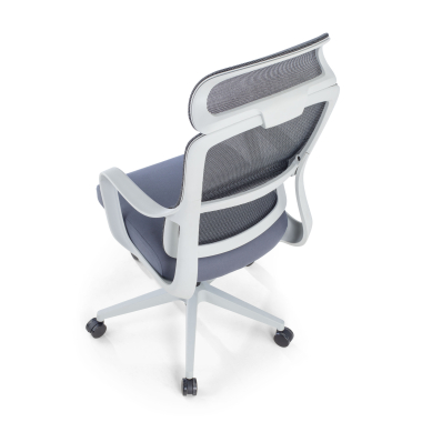 outlet burostuhl weiss grau nebula netzstoff feste armlehnen 7