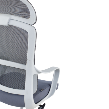outlet burostuhl weiss grau nebula netzstoff feste armlehnen 8