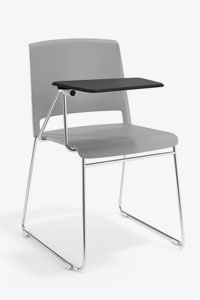 Stühle mit Schreibplatte
